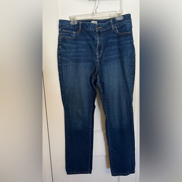 L.L. Bean Women’s True Shape High Rise Slim Leg Jeans - Picture 10 of 11